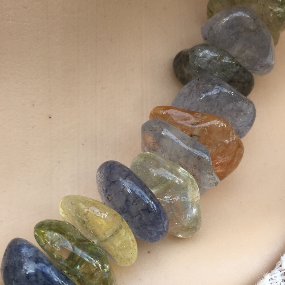 Multiple Colored Gemstone Necklace - image 3